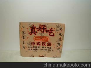 一次性紙袋食品袋，防潮防油淋膜通用袋，開窗牛皮紙袋