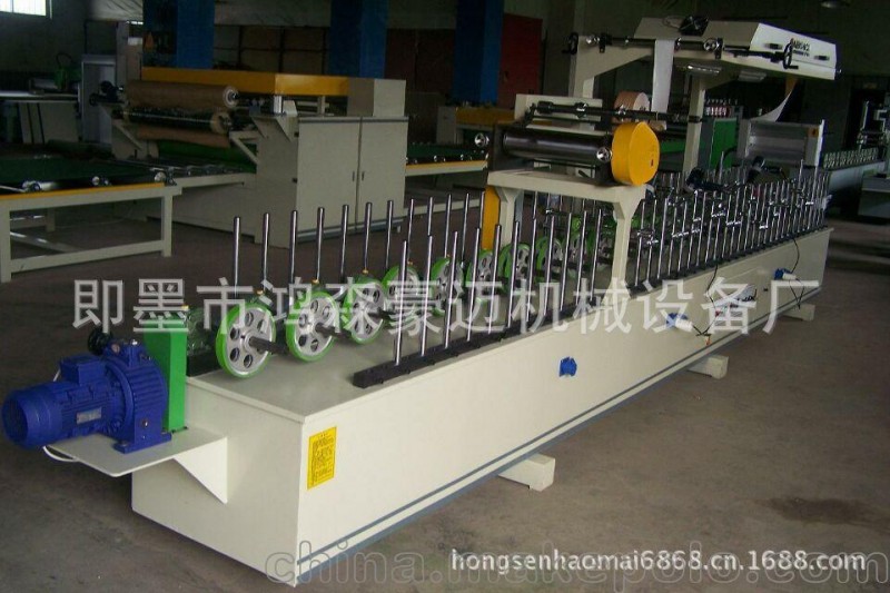 踢腳線包覆機 密度板木塑板紙包覆機