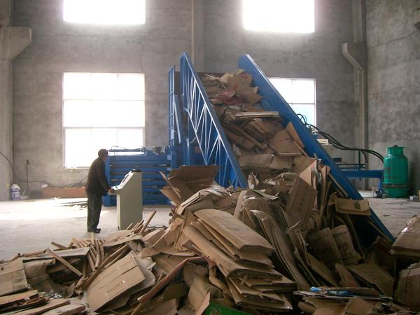 供應(yīng)臥式廢紙壓塊機(jī)