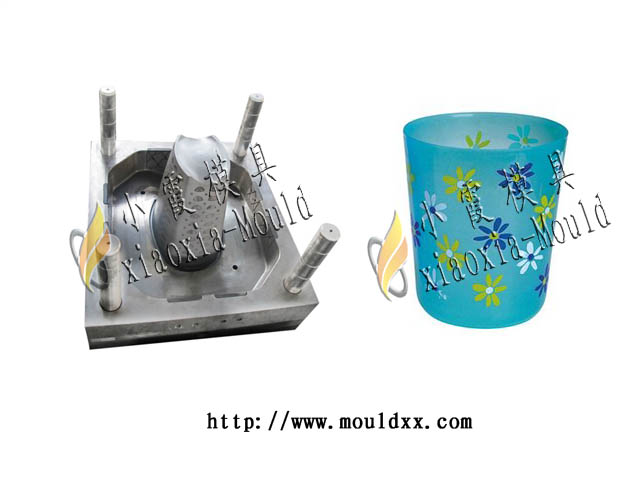 臺州注塑廢紙簍模具，廢紙簍塑料模具