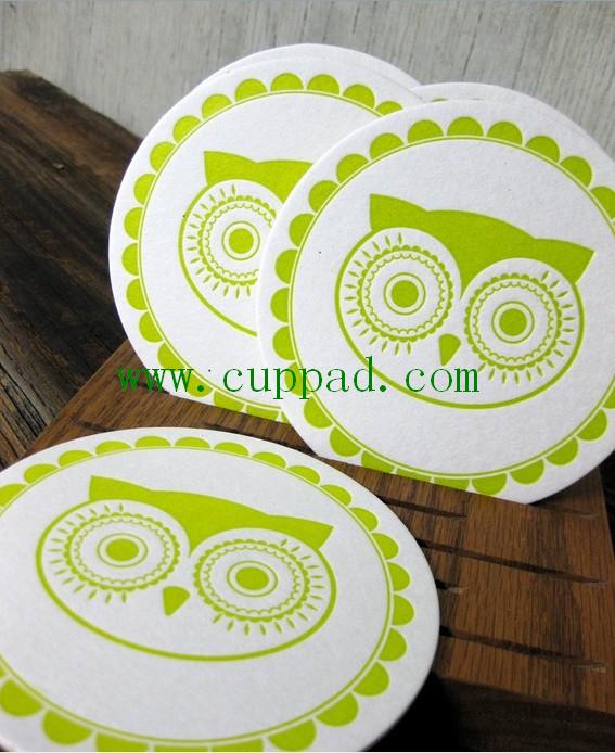 吸水紙杯墊，杯墊