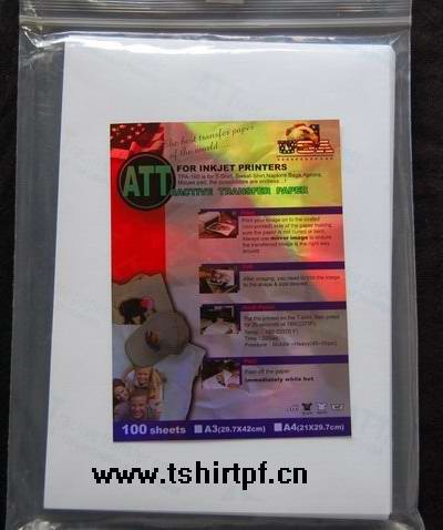 |ATT淺色轉印紙|AW轉印紙|T恤轉印紙