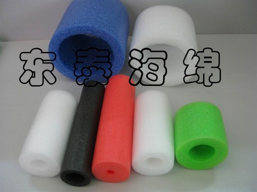 供應(yīng)EPE珍珠棉包裝管，彩色環(huán)形海綿管