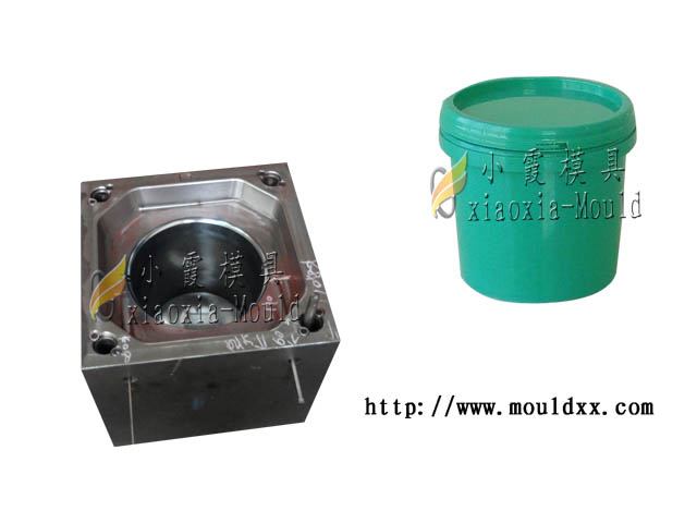 塑料粉末桶模具/塑料油墨桶模具/白色圓形桶