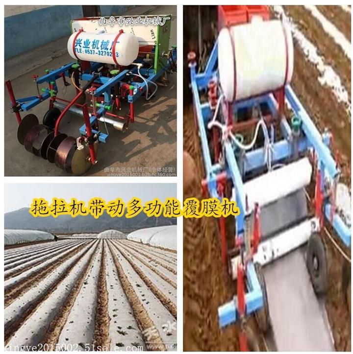 花生播種覆膜機   現貨供應四輪帶花生播種機 大型花生播種覆膜機