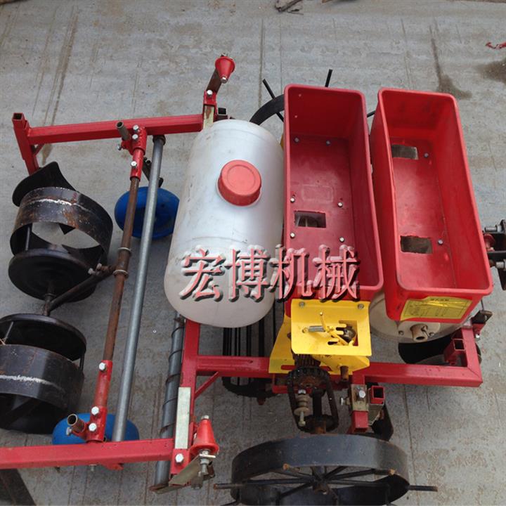 播種花生覆膜機  多功能播種覆膜機  藥材種植地膜機