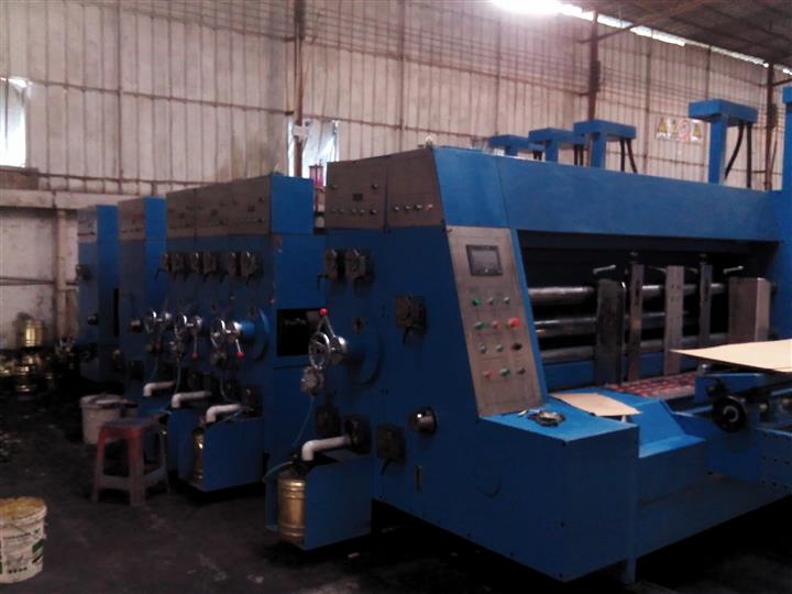 四色高速印刷開槽模切機(jī)