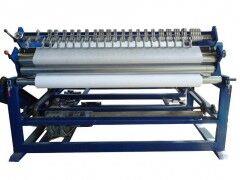 自動(dòng)上料無(wú)紡布分切機(jī)，手動(dòng)糾偏簡(jiǎn)易分切機(jī)