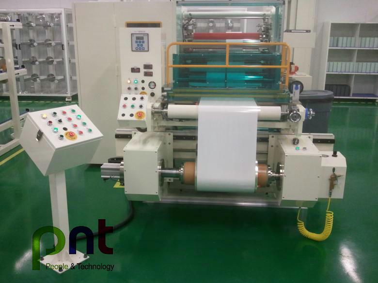 韓國pnt人科機械最新光學膜設備分切機