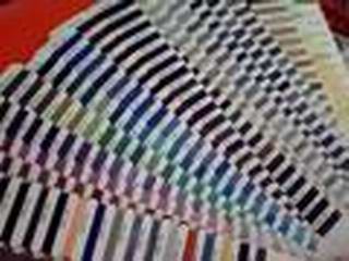 絲線色卡，縫紉線色卡、繡花線色卡生產加工金潤線色卡廠承制