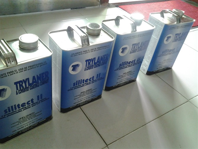 美國進口TRYLANER , SILITECT II, 紅色快干保護膠，電子粘塵膠