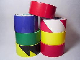 PVC警示膠帶 地板膠帶 白色 紅色 藍色 綠色 紅白 黃黑