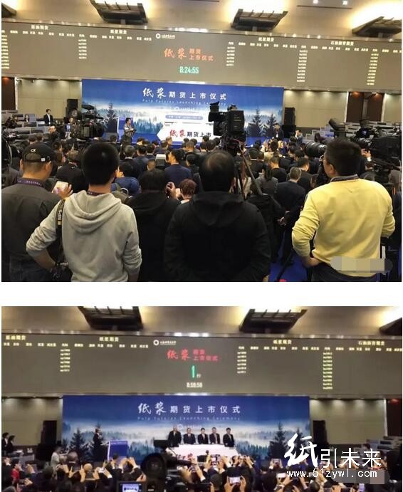 紙漿期貨正式上市 開盤后價格齊齊下跌